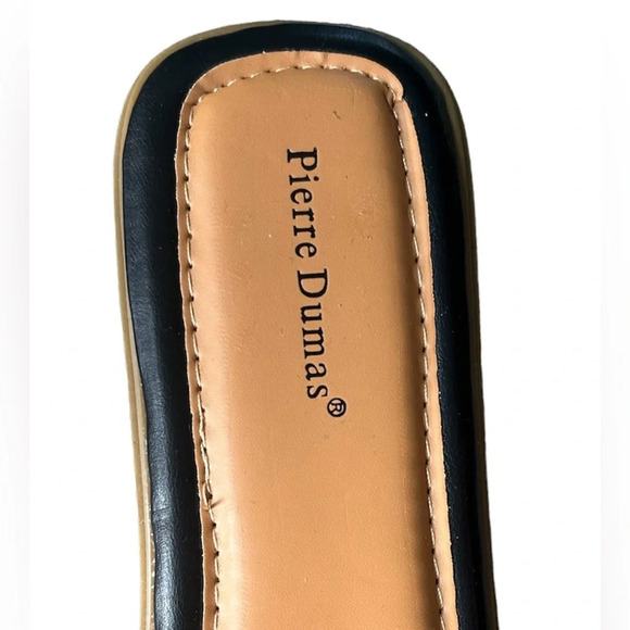 PIERRE DUMAS EMPRESS-20 SANDAL IN BLACK SIZE 10 - Picture 6 of 7